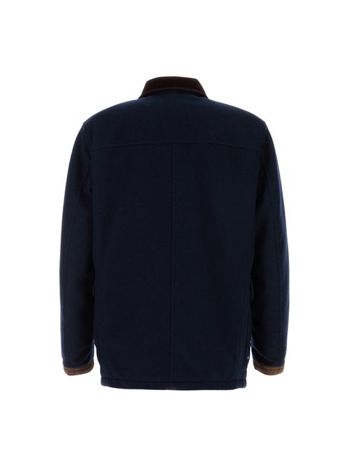 Giubbotto 4 Ganci in panno di Lana Délavé FAY | MAM1351148LXQ1U808