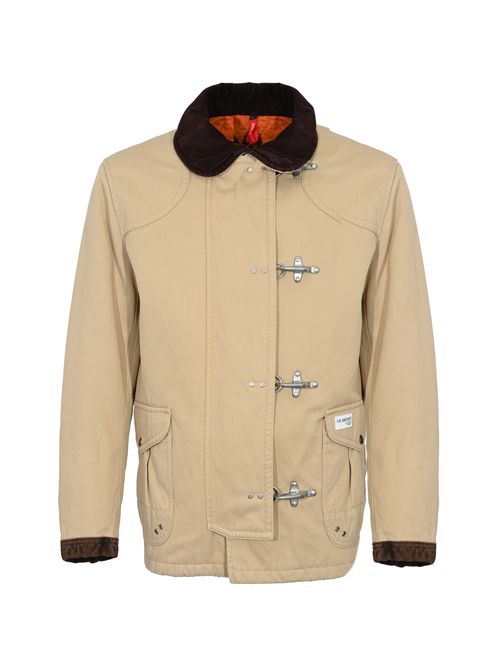 Giubbotto 4 Ganci in Cover di Cotone Sabbia Fay Archive FAY | MAM1351148LXQ2C003