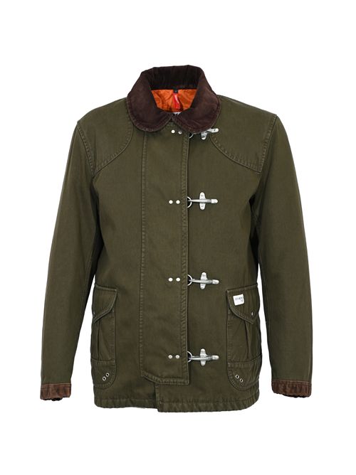 Giubbotto 4 Ganci in Cover di Cotone Militare scuro Fay Archive FAY | MAM1351148LXQ2V602