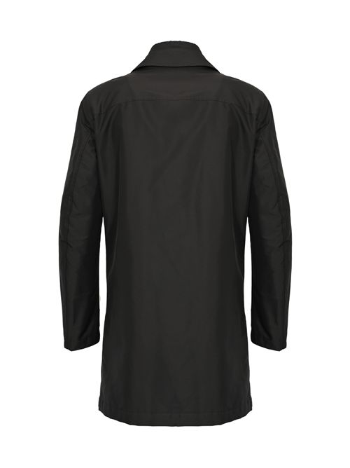 Cappotto Morning Coat in Popeline Tecnico Blu FAY | NAM62510160AXXU804