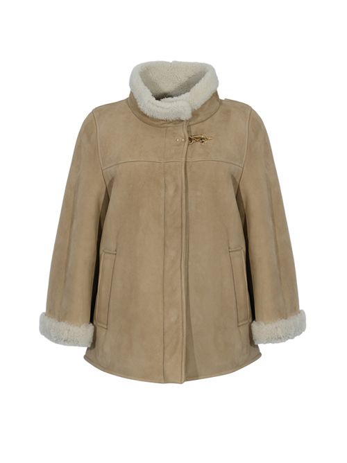 Cappa in Montone shearling con gancio FAY | NAW12513250XSBB201