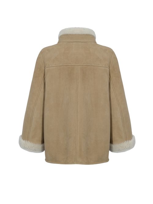 Cappa in Montone shearling con gancio FAY | NAW12513250XSBB201