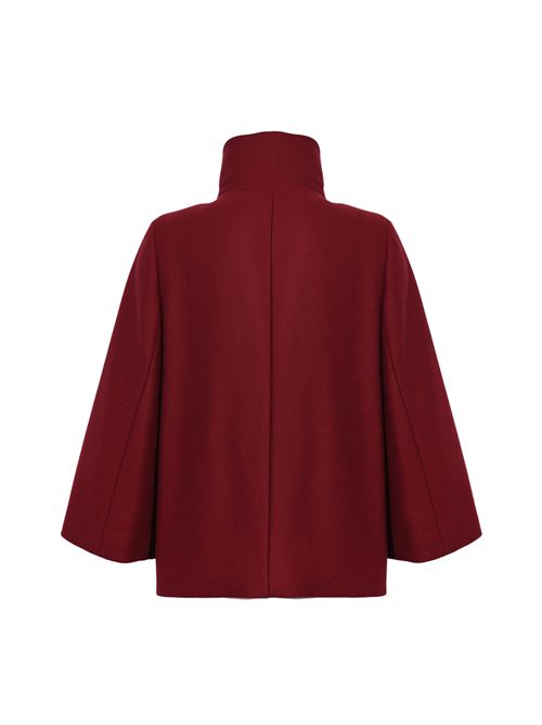 Cappa in Panno di Lana Rosso sangue FAY | NAW12514490SGLR004
