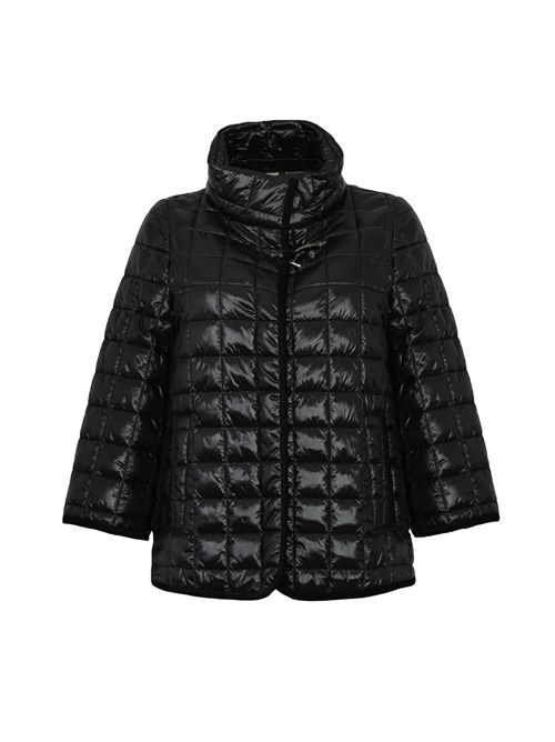 Cappa in Nylon trapuntato e Velluto con gancio Nero FAY | NAW22513490XOS0407
