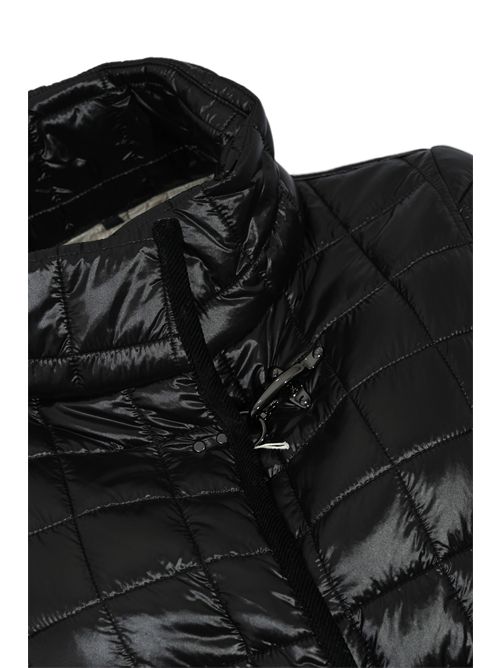 Cappa in Nylon trapuntato e Velluto con gancio Nero FAY | NAW22513490XOS0407