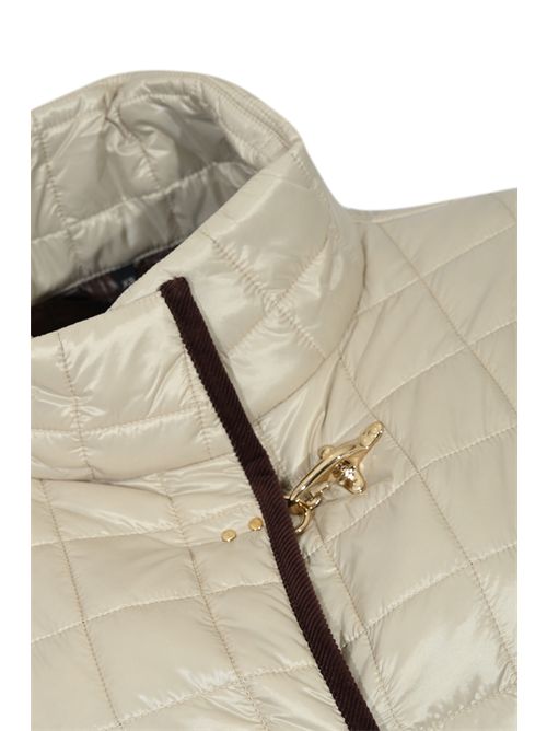 Cappa in Nylon trapuntato e Velluto con gancio Nebbia FAY | NAW22513490XOS210B
