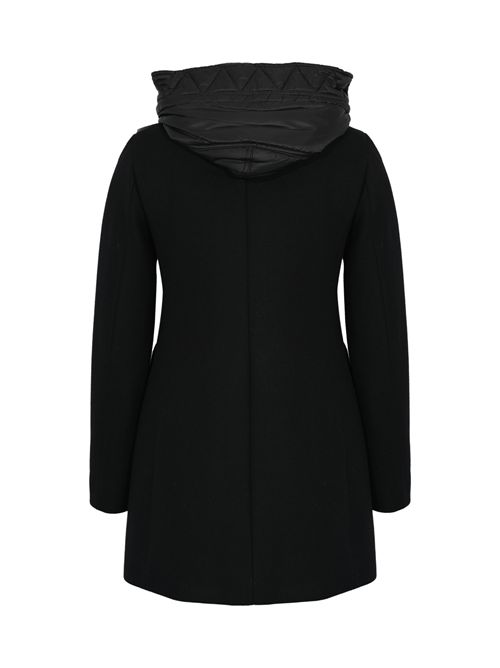 Cappotto Toggle Coat in Panno di Lana Nero FAY | NAW59513430SGLB999