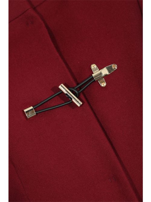 Cappotto Toggle Coat in Panno di Lana Rosso sangue FAY | NAW59513430SGLR004