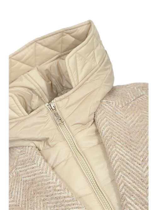Cappotto Double Front in Resca di Lana e Mohair Beige FAY | NAW59513820XKMC205