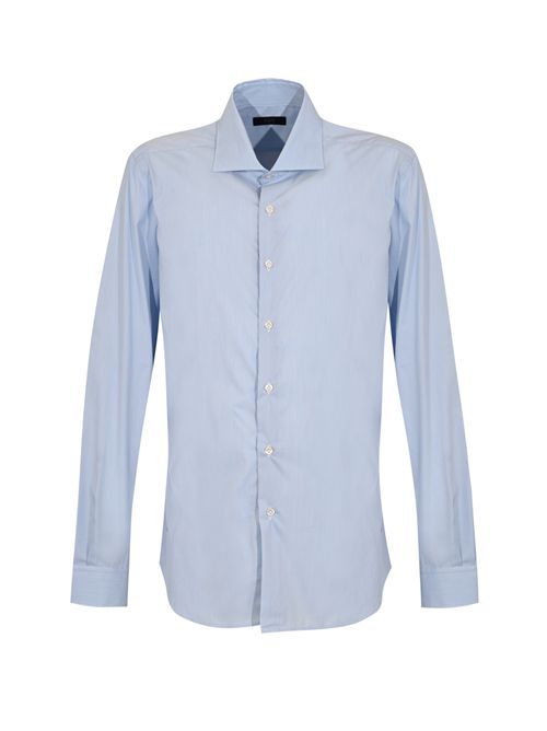 Camicia in popeline stretch di cotone millerighe FAY | NCMA151259SWJHU006