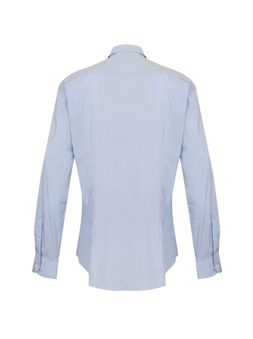 Camicia in popeline stretch di cotone millerighe FAY | NCMA151259SWJHU006