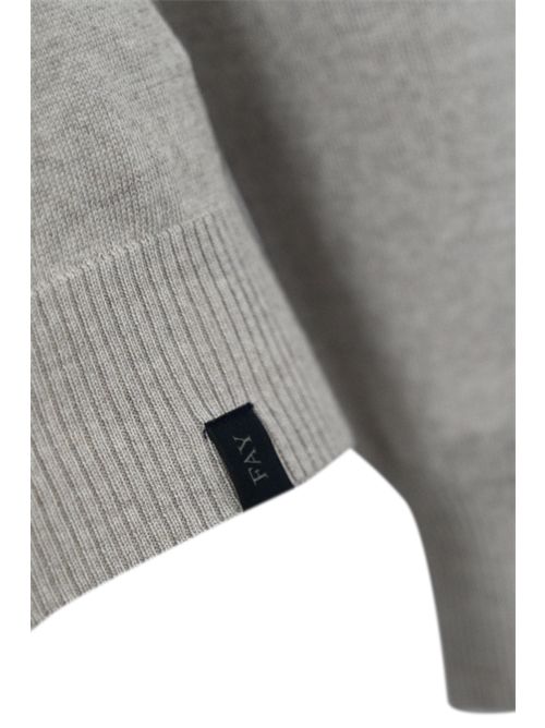 Maglia Pull girocollo in lana Cromo FAY | NMMC1512420CQTB211