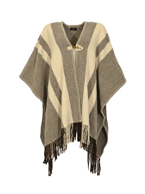 Poncho in Lana con Gancio FAY | NSWF2516820WPA015N