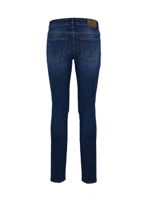 Pantalone in denim 5 tasche FAY | NTM8251196LUORU607
