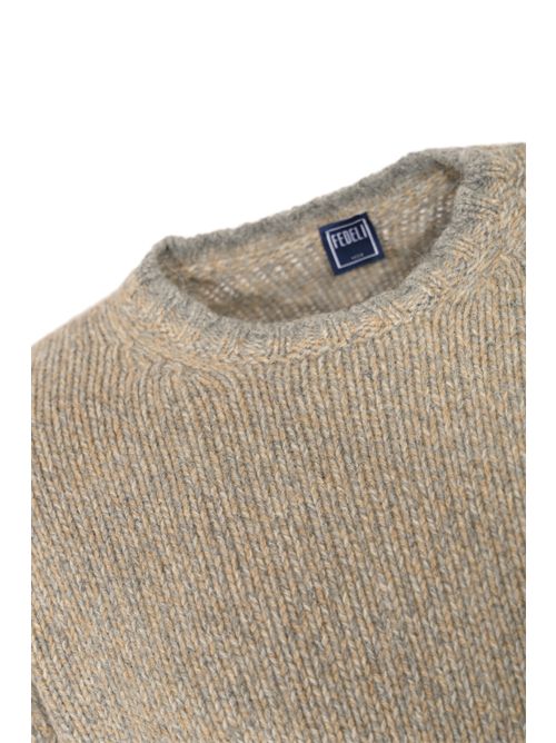 Maglione in lana e alpaca Flanella FEDELI | MU006222B20