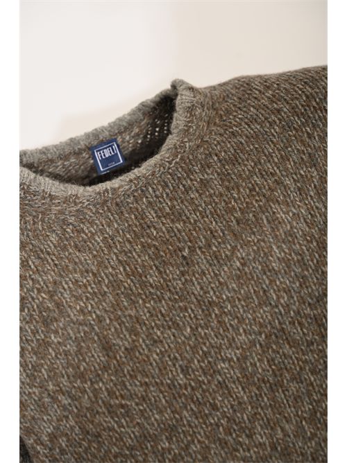 Maglione in lana e alpaca Grigio FEDELI | MU006222B21