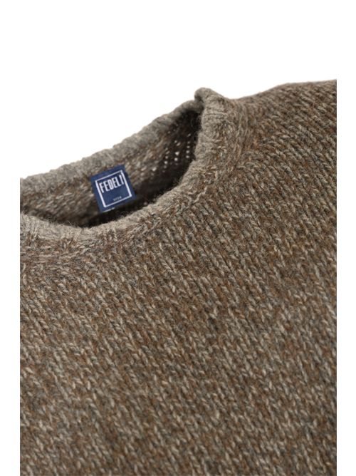 Maglione in lana e alpaca Grigio FEDELI | MU006222B21