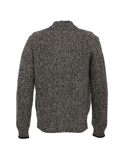 Cardigan in lana e alpaca con zip FEDELI | MU00627724