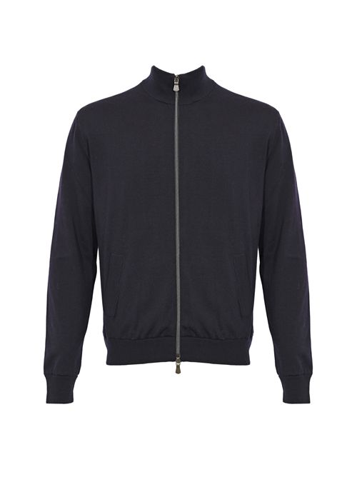 Cardigan in lana con zip FEDELI | MU0079006
