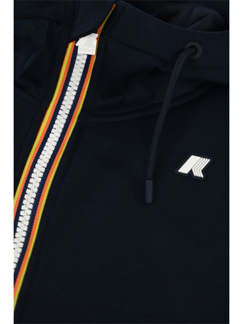 Felpa con cappuccio Blue Depht K-WAY | K2141DWK89