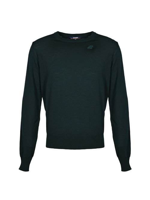 Maglia Sebastien Merino Green Ponderosa K-WAY | K2142EW614