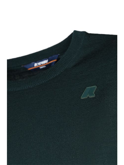 Maglia Sebastien Merino Green Ponderosa K-WAY | K2142EW614