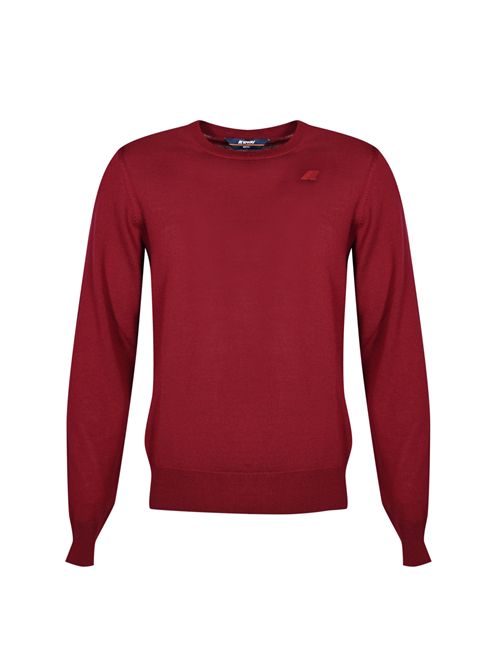 Maglia Sebastien Merino Red Rododendro K-WAY | K2142EWT53
