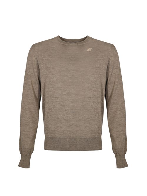Maglia Sebastien Merino Beige Taupe K-WAY | K2142EWWG9