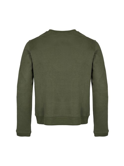 Felpa Perruel in cotone e cashmere Green Blackish K-WAY | K4147PWWMR