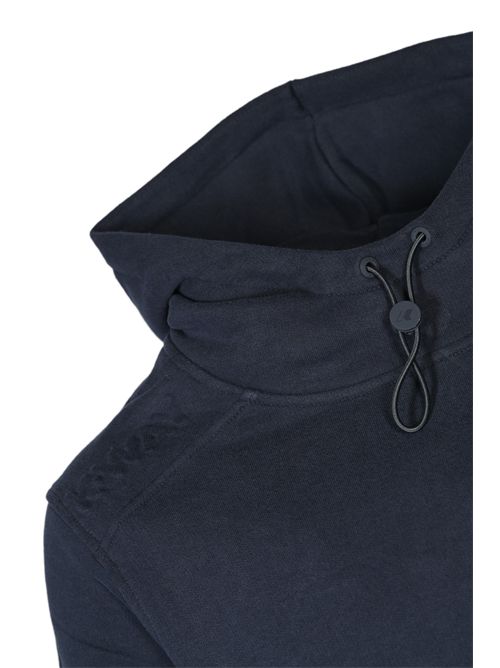 Felpa con cappuccio in cotone e cashmere Blue Depht K-WAY | K4147QWK89