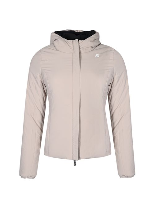 Giubbotto Lily ST Warm Reversible Black Pure Beige K-WAY | K6128TWBC9