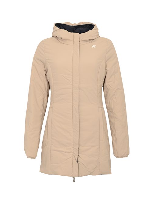 Giubbotto Denise ST Warm Reversible Blue Depht Beige K-WAY | K6128UWBBC