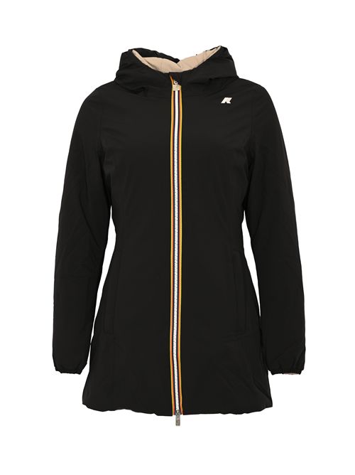Giubbotto Denise ST Warm Reversible Black Pure/Beige K-WAY | K6128UWBC9