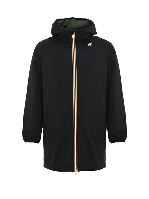 Giacca Jacob ST Warm Reversible Black Pure/Green K-WAY | K6128WWAH3