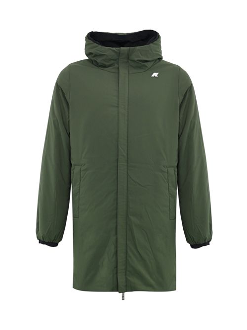Giacca Jacob ST Warm Reversible Black Pure/Green K-WAY | K6128WWAH3