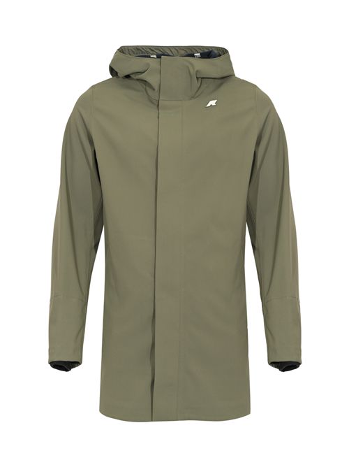 Giubbotto lungo Marlyn Bonded Green Blackish K-WAY | K7126UWAF0