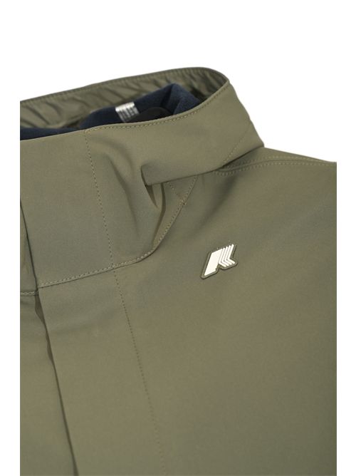 Giubbotto lungo Marlyn Bonded Green Blackish K-WAY | K7126UWAF0