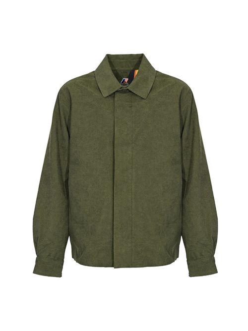 Giacca Shary Corduroy Green Blackish K-WAY | K7136BWB2F