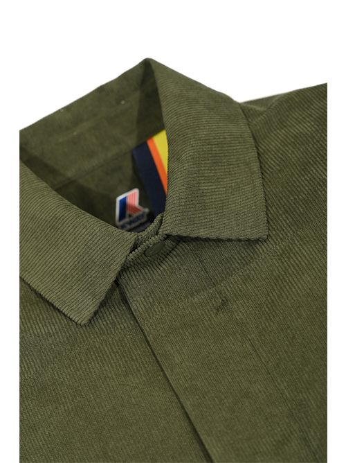 Giacca Shary Corduroy Green Blackish K-WAY | K7136BWB2F