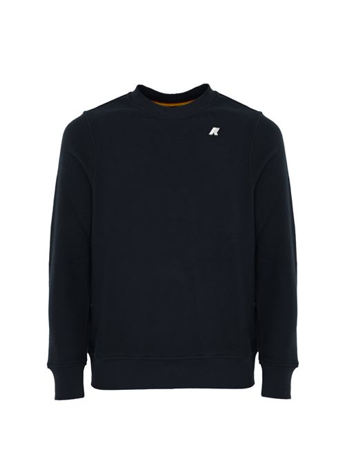 Felpa Baptiste in pile di cotone Blue Depht K-WAY | K8133GWK89
