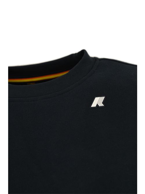 Felpa Baptiste in pile di cotone Blue Depht K-WAY | K8133GWK89