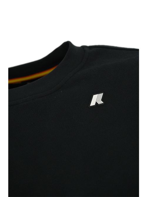 Felpa Baptiste in pile di cotone Black Pure K-WAY | K8133GWUSY