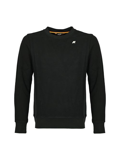 Felpa Baptiste in pile di cotone Black Pure K-WAY | K8133GWUSY