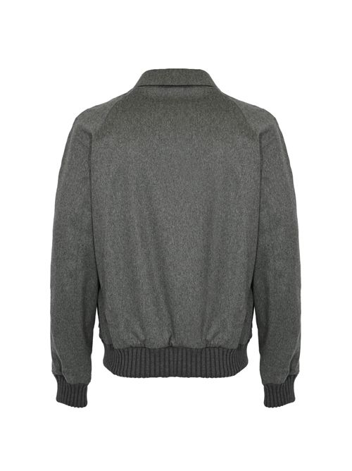 Bomber reversibile Cisa in cashmere e tessuto tecnico Grigio/Blu KIRED | WCISAW6818003000