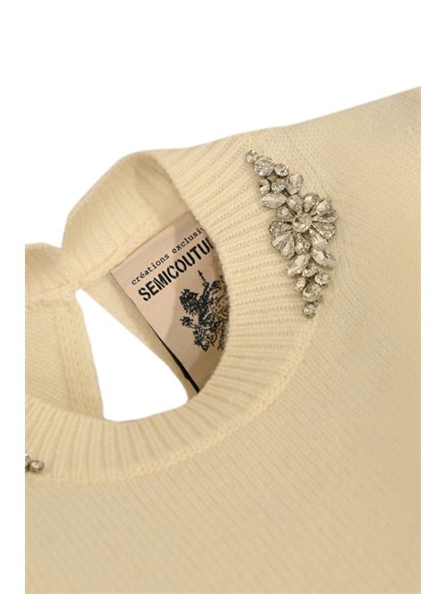 Gilet Alienor in misto cashmere Semicouture | Y5WD26A38-1