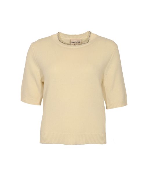 Maglia Leya in misto lana e cashmere Semicouture | Y5WD30A38-1