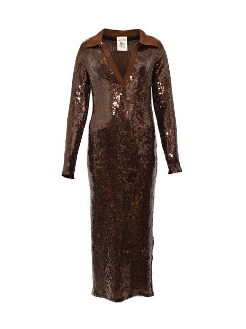 Abito leon in maglia full paillettes Semicouture | Y5WP33U89-0