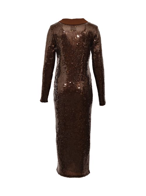 Abito leon in maglia full paillettes Semicouture | Y5WP33U89-0