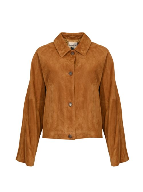 Giacca Violetta in suede Semicouture | Y5WT21T90-0