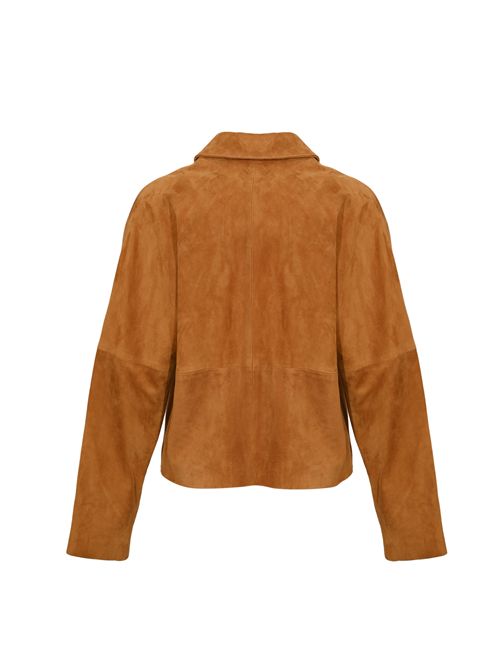 Giacca Violetta in suede Semicouture | Y5WT21T90-0